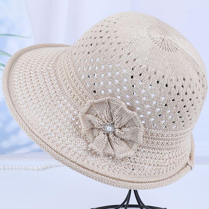 Hat Summer Sun Shading Breathable Grass Hat Elderly Fisherman Hat