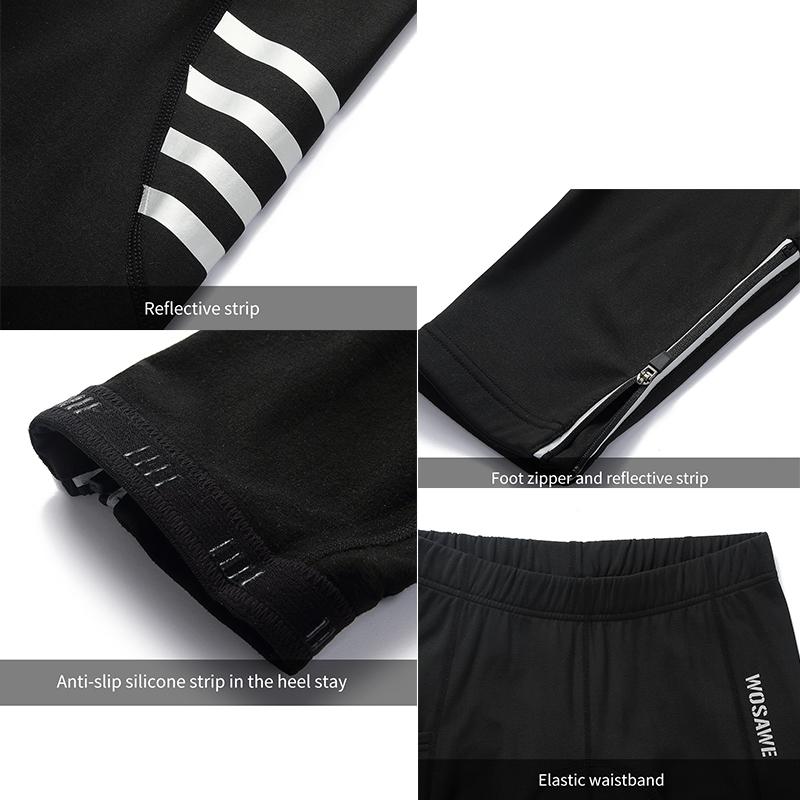 Wosawe Kurtka wiatroszczelna z polaru na jesień i zimę, do uprawiania sportów na świeżym powietrzu, długie spodnie