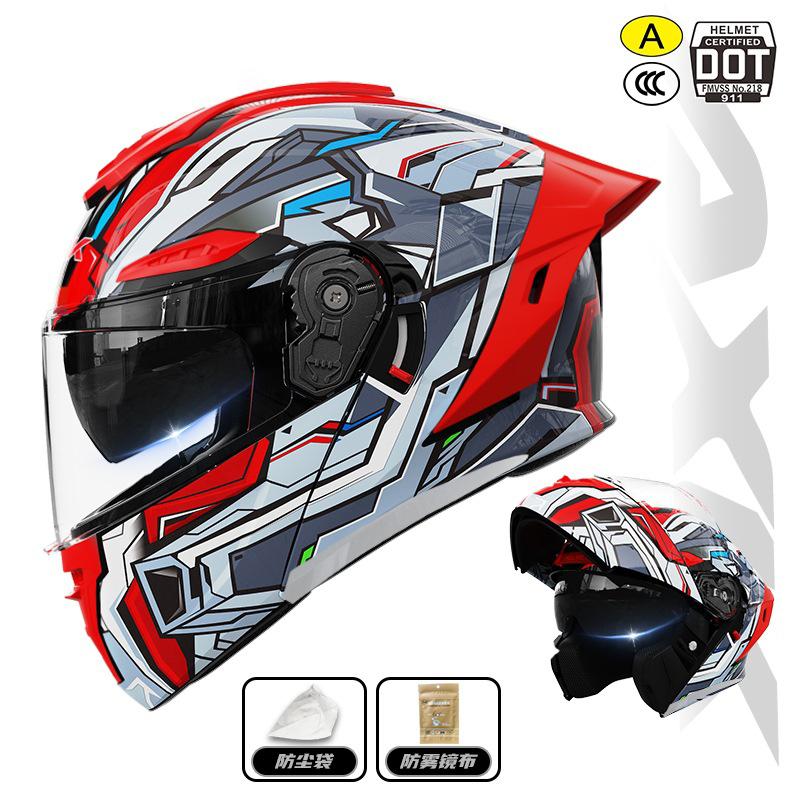 MRC Blue Color Full Face Motorcycle Helmet for Men Women Moto Helmet Original DOT Approved Helmet Full Face Helmet Racing Helmet
