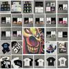 Mens Oversized Streetwear Cotton Tee - Loose Fit Graphic Print Short Sleeve T-Shirt Fall