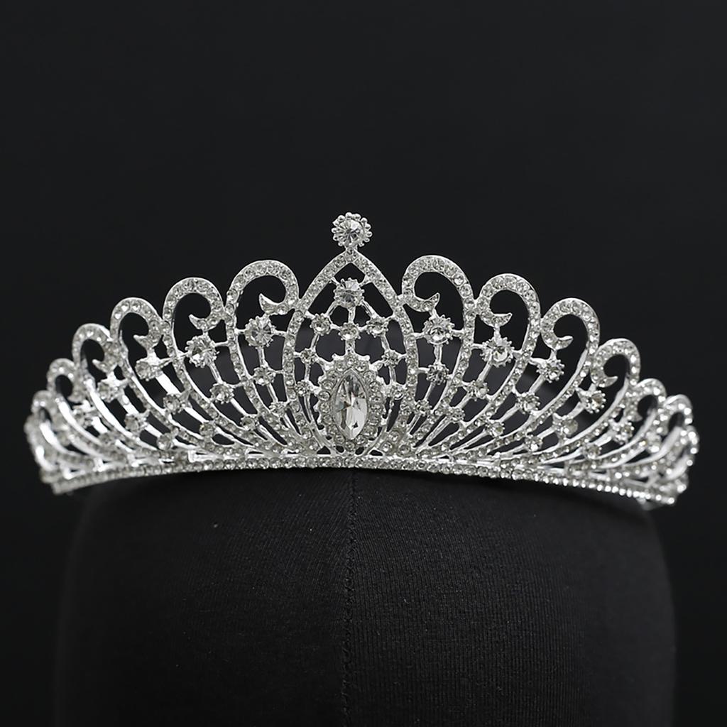 Crown Tiara Bridal High End Rhinestone Crown Luxury Wedding Wedding Dress Crown Birthday Dinner Crown Tiara