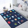Cartoon astronaut children's room decorative carpet Camping cushion play aera mat  floor mat carpet game area rug floor mats