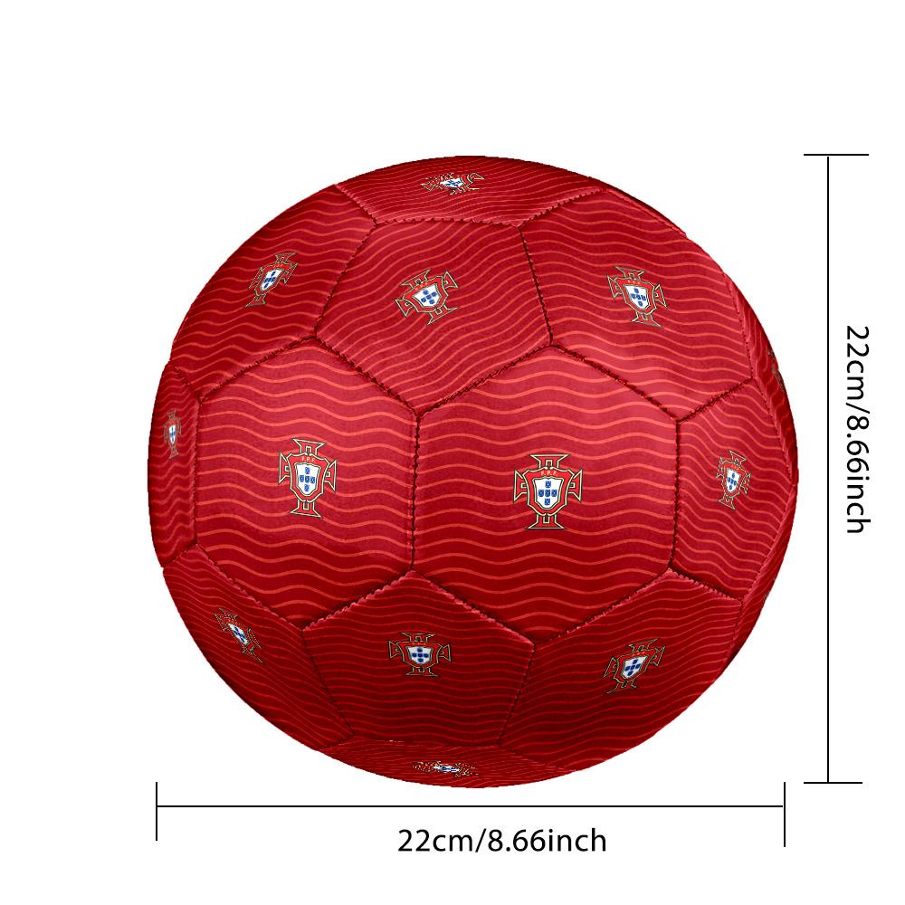 Ronaldo's Iconic Pose Size 5 Soccer Ball Machine Sewn Indoor/Outdoor Training and Matches Sports Enthusiast Gifts