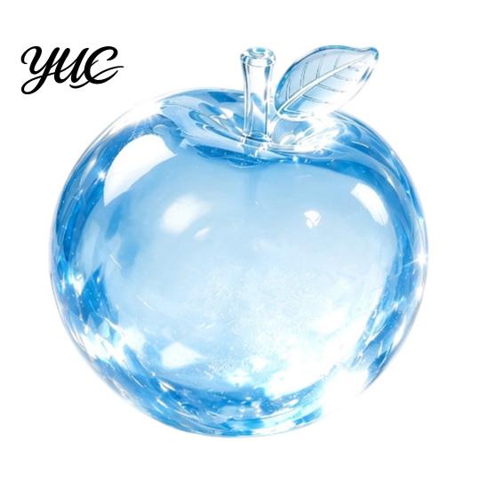 Hand Exerciser Squeezer Apple Squishy Stress Relief Ball, Transparent Fidget Toy, Squeeze Sensory Toy Soft Tpr Pinch for Adults Kids, Cute Fruit