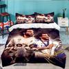 3PCS Real Vieira Football Legend Bedding set,Ideal for1pc Duvet Cover And 2pcs Pillowcases Perfect for Christmas gift,Ideal for Bedroom, Dormitory