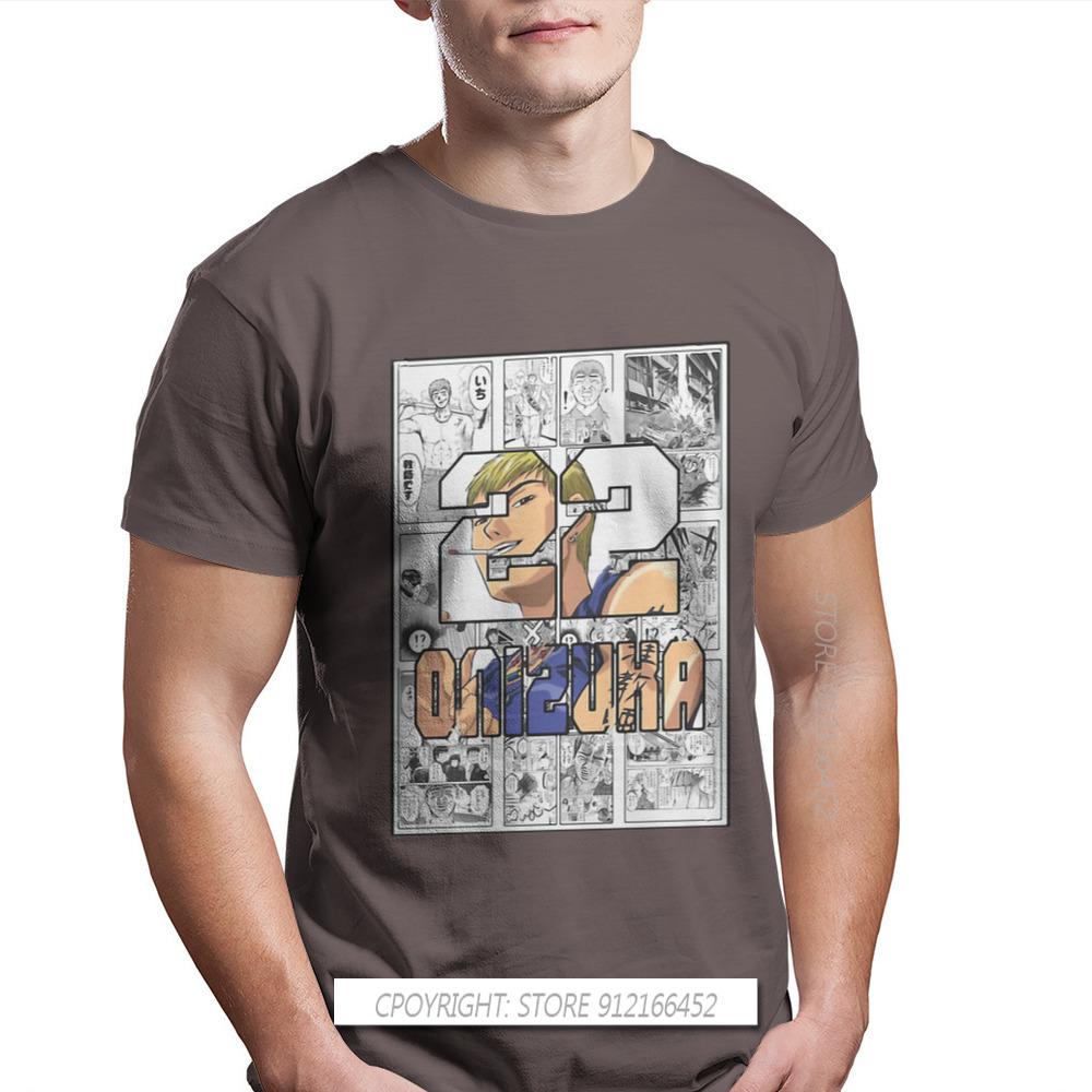 Great Teacher Onizuka GTO Eikichi Azusa Manga Fabric TShirt Eikichi 22 Basic T-Shirt Leisure Men Clothes New Design Trendy S