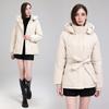 YYFS Moda donna casual autunno inverno tinta unita stampa maniche lunghe giacche e cappotti piumini