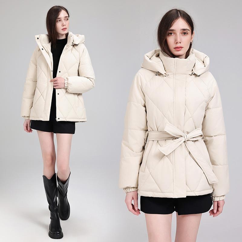 YYFS Moda donna casual autunno inverno tinta unita stampa maniche lunghe giacche e cappotti piumini