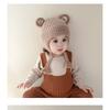 Gorro de Punto para Bebé Niños Pequeños Cálido Protección para Orejas Gorro de Invierno Gorro de Algodón Niños Niñas 6-36 Meses