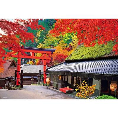 [Made In Japan] Beverly 300 Piece Jigsaw Puzzle Kyoto Chaya Dyed In Autumn (26 X 38cm) 300-108
