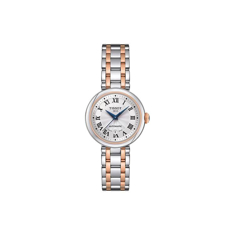 Tissot Little Beauty Collection Automatische Mechanische Uhr Damen Uhr 29mm Silbernes Zifferblatt T126.207.22.013.00