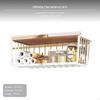 2Tier Kitchen Cabinet Hanging Basket Organizer, NoDrill, Carbon Steel Medium White