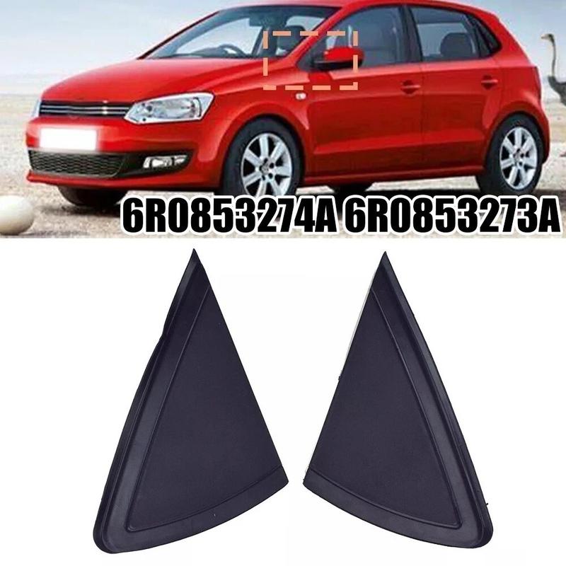 New Rear View Mirror Trim For VW Polo Hatchback 2010- Car Triangle Exterior Cover Parts Accessories 6R0853274A 6R0853273A