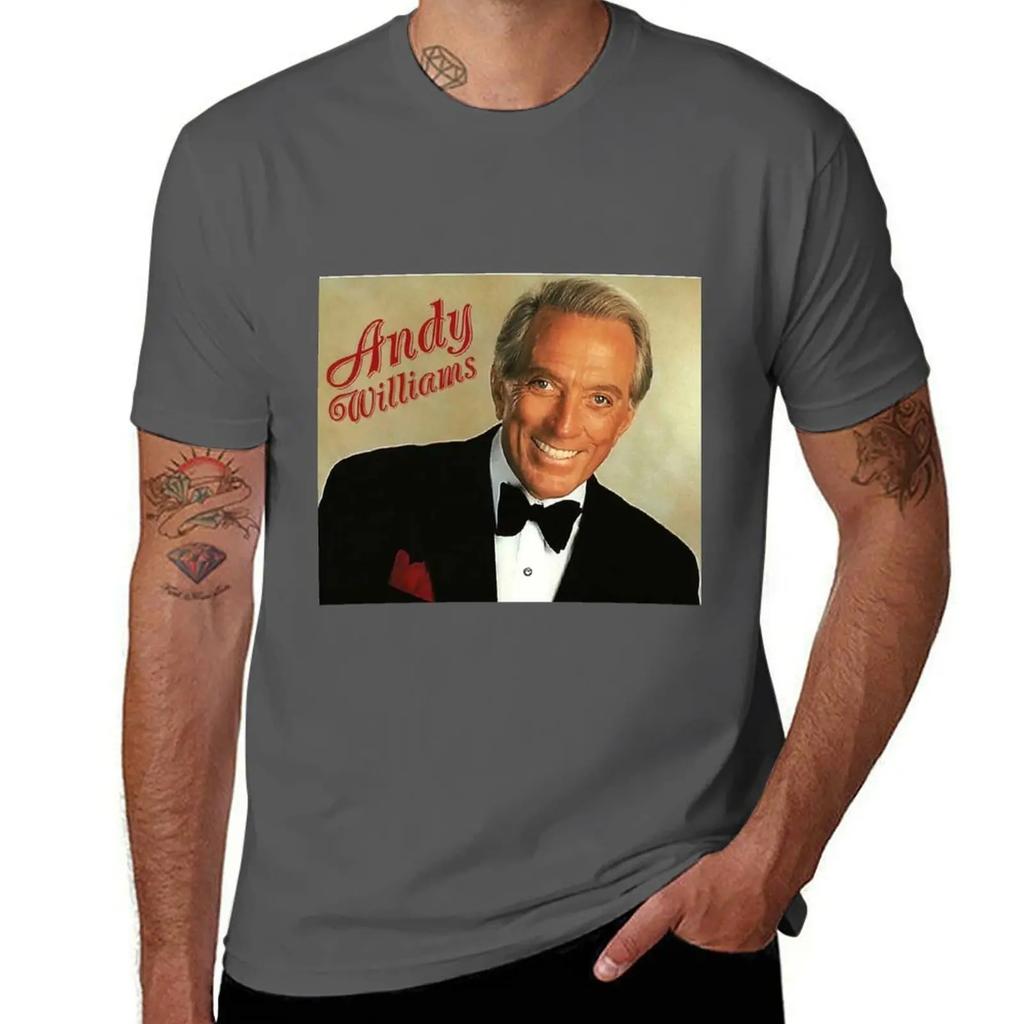 Andy Williams T-Shirt Rapper Graphic Tees Blacks Shirts Graphic Tee Graphic Shirts Mens Designer Clothes