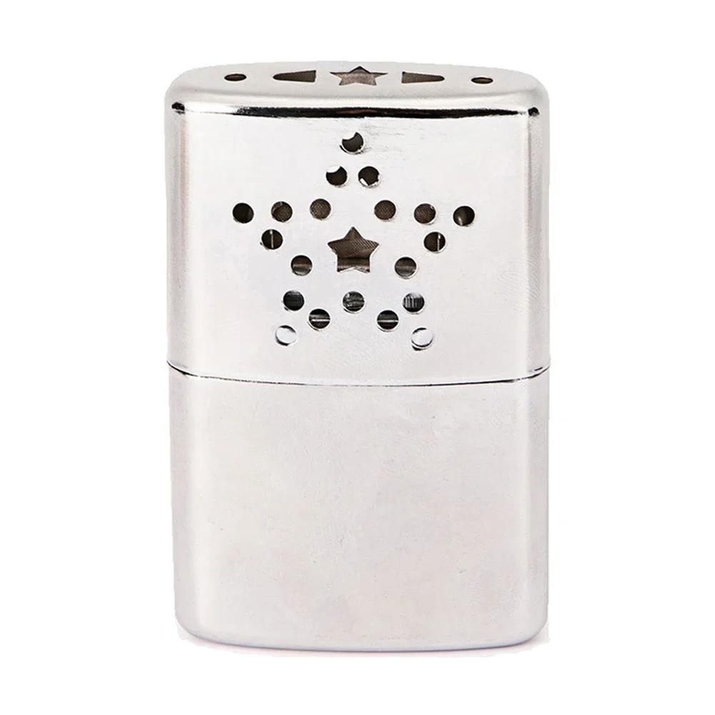 

Жидкое топливо грелка для рук многоразовая печь металлический сплав зимний обогреватель портативный мини грелка для охоты на открытом воздухе кемпинг каталитический серебряный