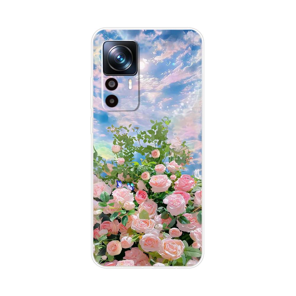 For Xiaomi 12T Pro Case Silicone Fashion Painted Soft Phone Case For Xiaomi 12T Case Back Cover For Xiomi Mi 12T Pro 12 T Bumper