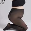 Extra Large Size 150Kg Skin-Permeable Pants Integrated Pants Autumn And Winter Warm Thickened Fleece Leggings Stockings Pantyhose