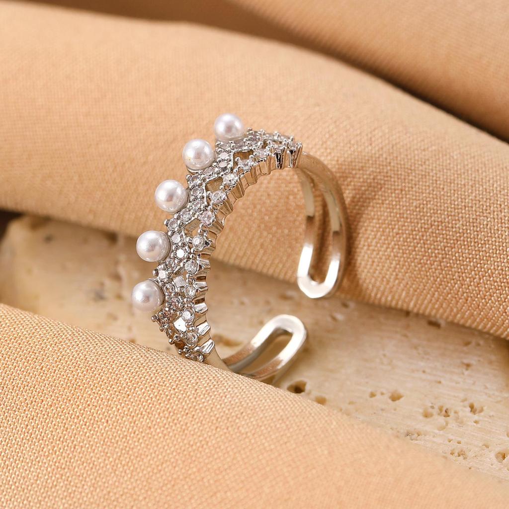High-End Cross-Border Fashion Bow Ring for Women - European & American Style Open Index Finger Accessory