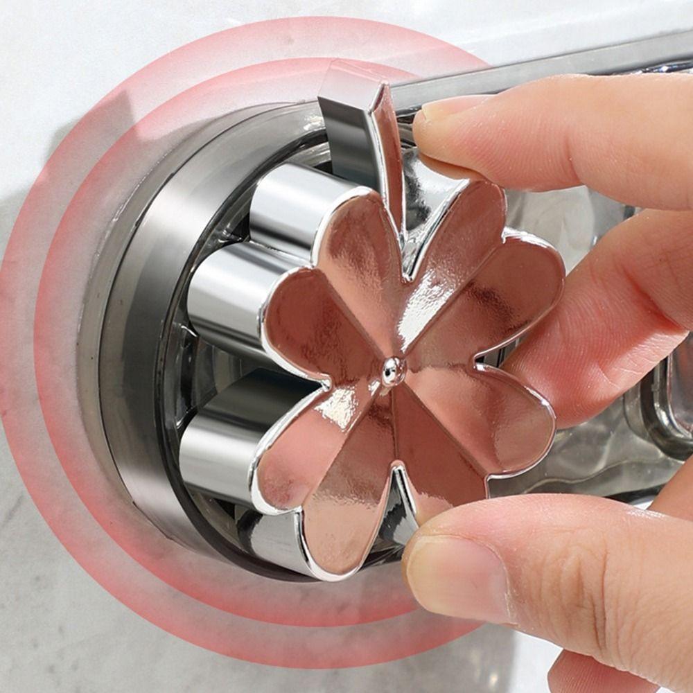 Plastic Strong Suction Cup Hooks Transparent Clothes Coat Hooks Utensils Storage Row Hook  for Home