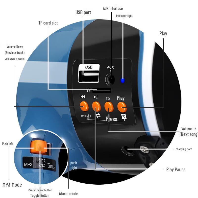 Xinnengda HN-100 Portable Wireless Megaphone