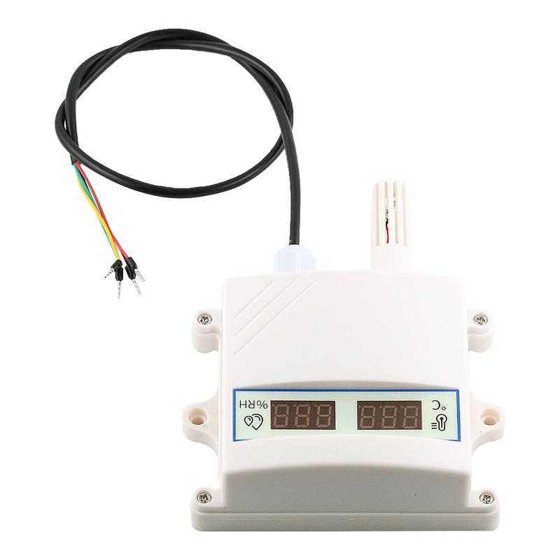 Temperature Humidity Sensor RS485 Waterproof Digital Display Air Wall-mounted Sensors Transmission Output 0-5V 0-10V 4-20mA
