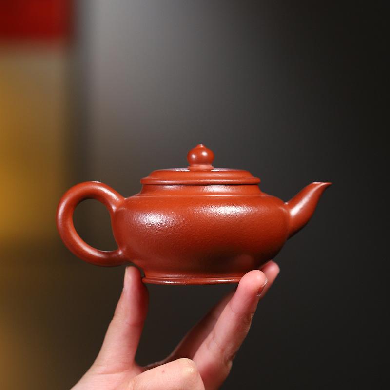 170ML Ancient Yixing Purple Clay Teapots Handmade Beauty Pot Raw Ore Zhu Mud Tea Brewing Kettle Zisha Tea Set Tableware Supplies