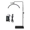 24.5" Half-Moon U-Shaped LED Beauty Lamp for Eyelash Extension & Eyebrow Tattooing - Warm Light, Eye Protection 