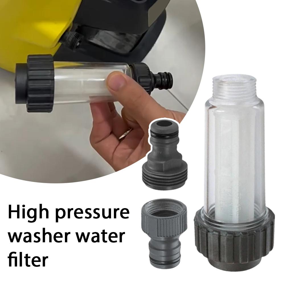 High Pressure Washer Water Filter For Karcher K2 - K7 Series Pressure Washers Inlet G 3/4" F Outlet G 3/4" M Car Assessoires