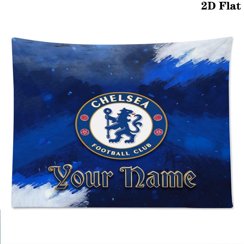 Chelsea F Custom Name Wall Tapestry Aesthetic Wall Hanging Printed Fabric Blanket Decorative Tapestries for Bedroom Living Room Home Decor