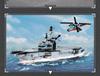 Nuclear-Powered Aircraft Carrier Transformation Building Blocks Educational Toy Set