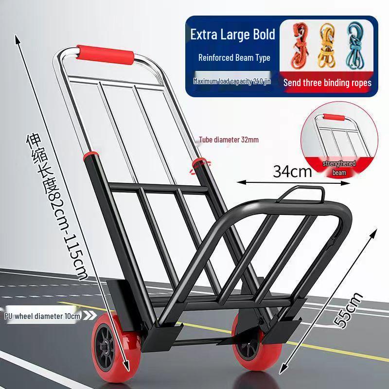 Magic Portable Folding Hand Truck Cart for Shopping and Luggage