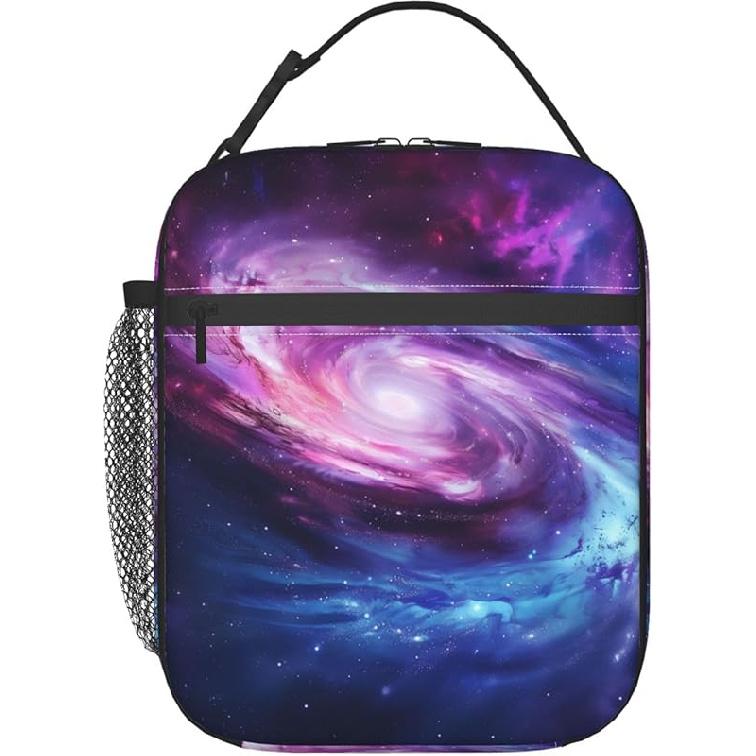 Pink Marble Lunch Box for Women Men, Insulated Lunch Box, Reusable Lunch Bag for Office, Work, Picnic, Travel