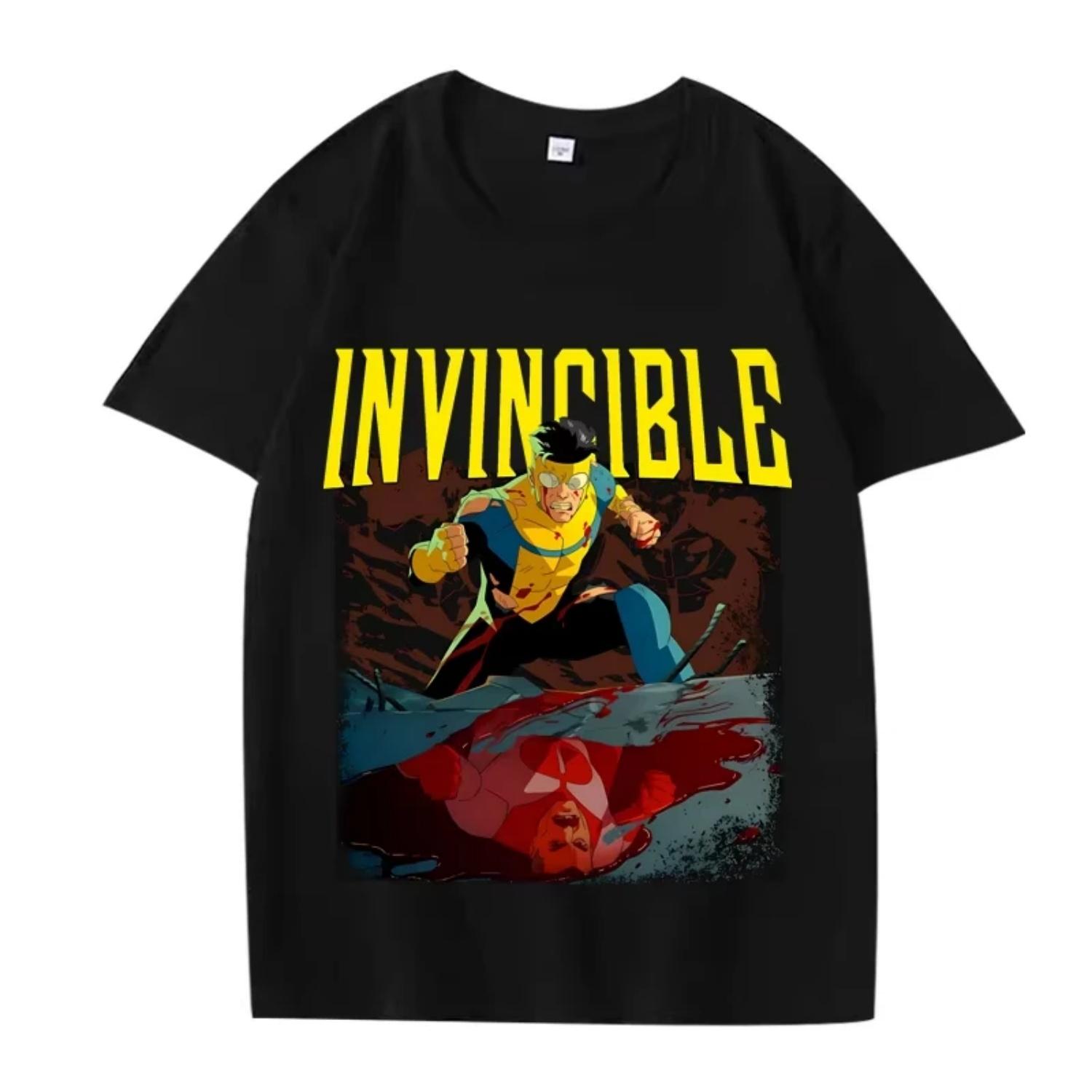 

Invincible Mark Grayson Superhero Essential T Shirt Men Women Oversized 100% Cotton Hot Sale Summer Print Unisex Plus Size Tops S разноцветный