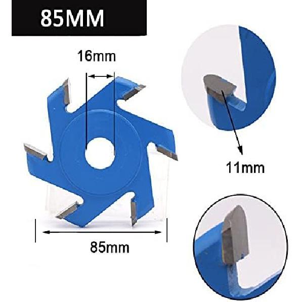 Hexagonal Blade Fillet Power Wood Carving Tool Angle Grinder Accessory Hexagonal Blade Fillet Anti-reverse Power Wood Carving Tool Angle Grinder