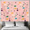 Bohemian Tapestry Wall Hanging Aesthetic Room Decor Nature Landscape Backdrop Dorm Room Decor Festival Collage Psychedelic Wall