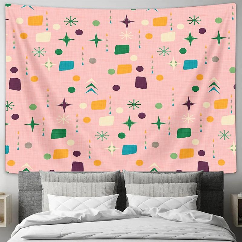 Bohemian Tapestry Wall Hanging Aesthetic Room Decor Nature Landscape Backdrop Dorm Room Decor Festival Collage Psychedelic Wall
