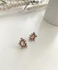 Code.H Midnight Crystal Earrings_Peach