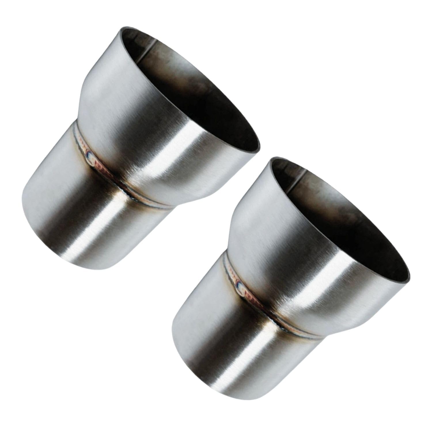 

YESprime Motorcycle Conversion Adapter Silencer Insertion Diameter Joint Pipe Muffler Motorcycle Spacer Universal 2 Pieces Outer diameter about 50.8