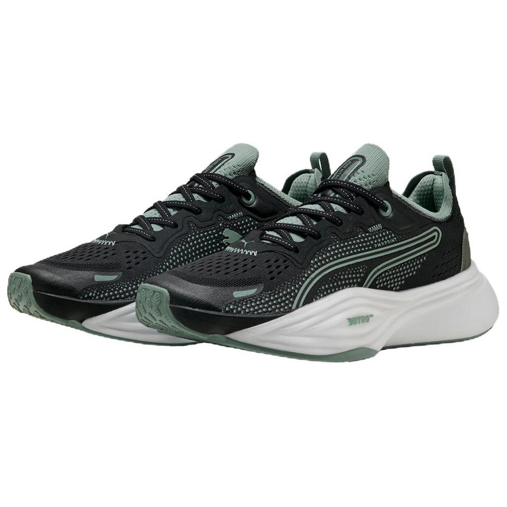 Puma Pwr Nitro Sqd2 M Versatile Comfortable Durable Low-Top Training Shoes Men sneaker Black Green 310150-08