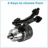 Set 4 In 1  Universal Multi-function Hand Drill Key Chuck  Four Head Electric Drill Outdoor Portable Gadget