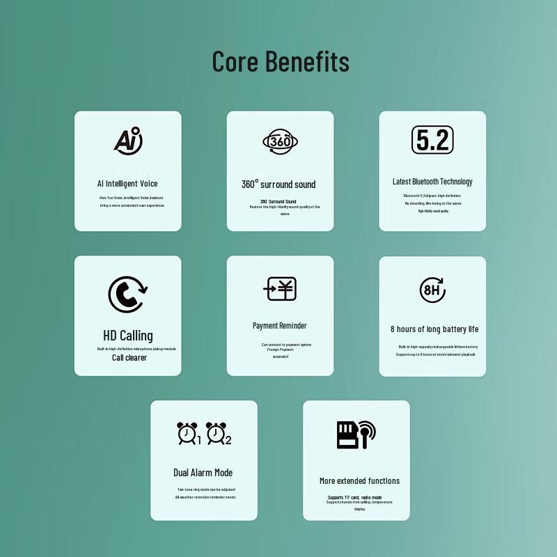 Serlance AI Smart Portable Bluetooth Speaker Q5