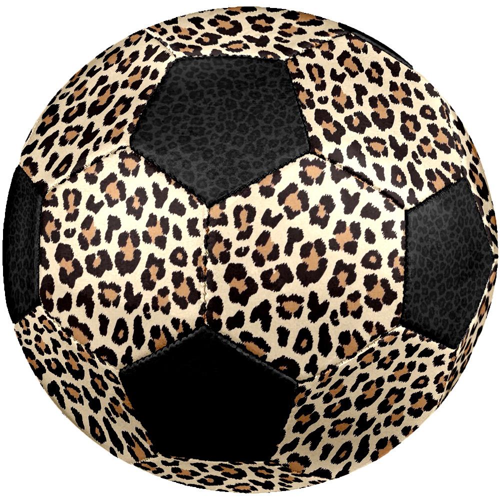 1pc Leopard Print Fashion Outdoor Sports Football, Size 5, Comfortable And Durable Feel, Ideal Gift for Christmas/Birthday Yy10