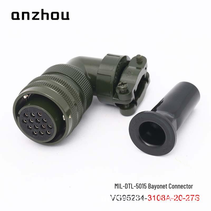 14-Pin VG95234-20-27P Military Aviation Bayonet Connector CA08COME-20-27S