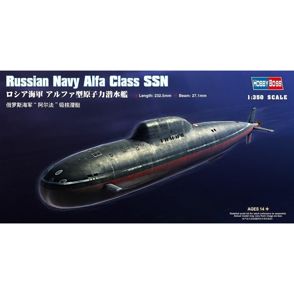 

Hobby Boss 1 350 Submarine Series Russian Navy Alpha Nuclear Submarine Plastic Model