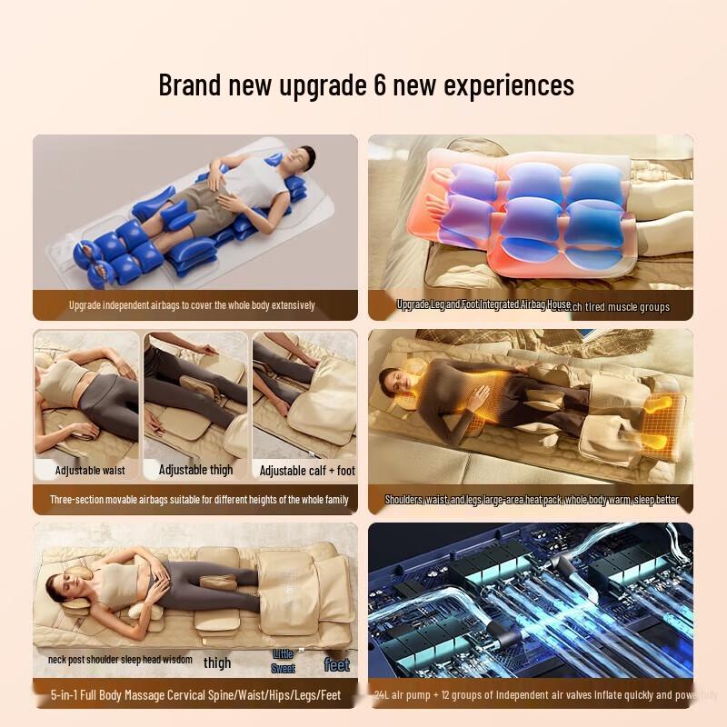 Westinghouse S208pro Full-Body Massage Cushion with Integrated Leg & Foot Massager