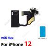 Waterproof Sticker + Flex For iPhone 11 12 Pro Max mini Bluetooth GPS Cellular Signal Antenna NFC WI-FI Wifi Flex Cable