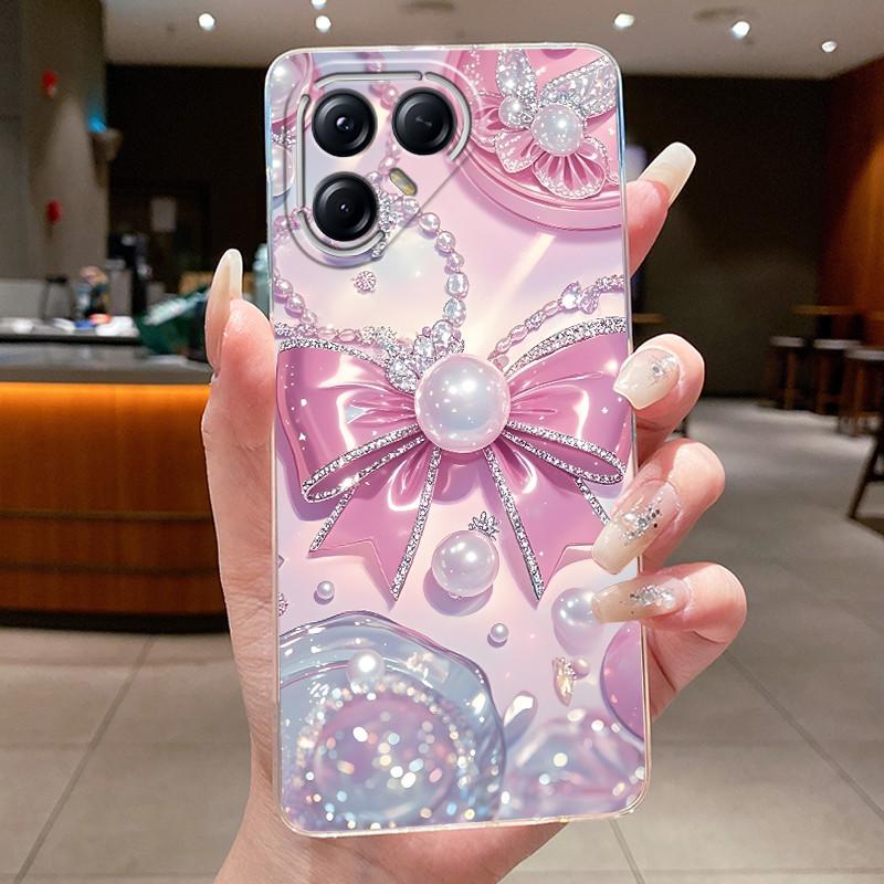 For Tecno Pova 7 Pro LJ8 Cases Pova7 Ultra LJ9 Neo LJ6 LJ7 Funda Flower Butterfly Phone Cover Soft Silicone Transparent TPU Case