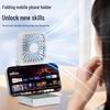 Portable Dual-Use Mini Folding Fan: USB Rechargeable, Handheld, Desktop, Neck Hanging, Travel & Office