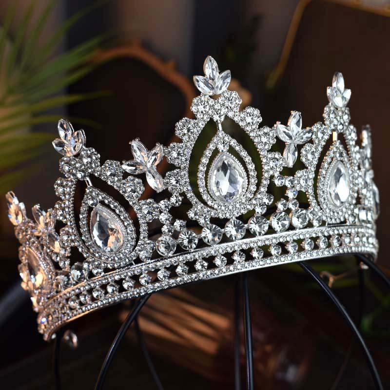 The Bride's Crown Wedding Main Veil  Birthday Hair Accessory  Beauty Pageant Fashion Show  Award Ceremony Tiara  and Grand Style