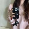 Pull Wrist Strap Bracket for Apple 17promax Mobile Phone Case iPhone16 Love Horse 15 Card Bag 14 Women